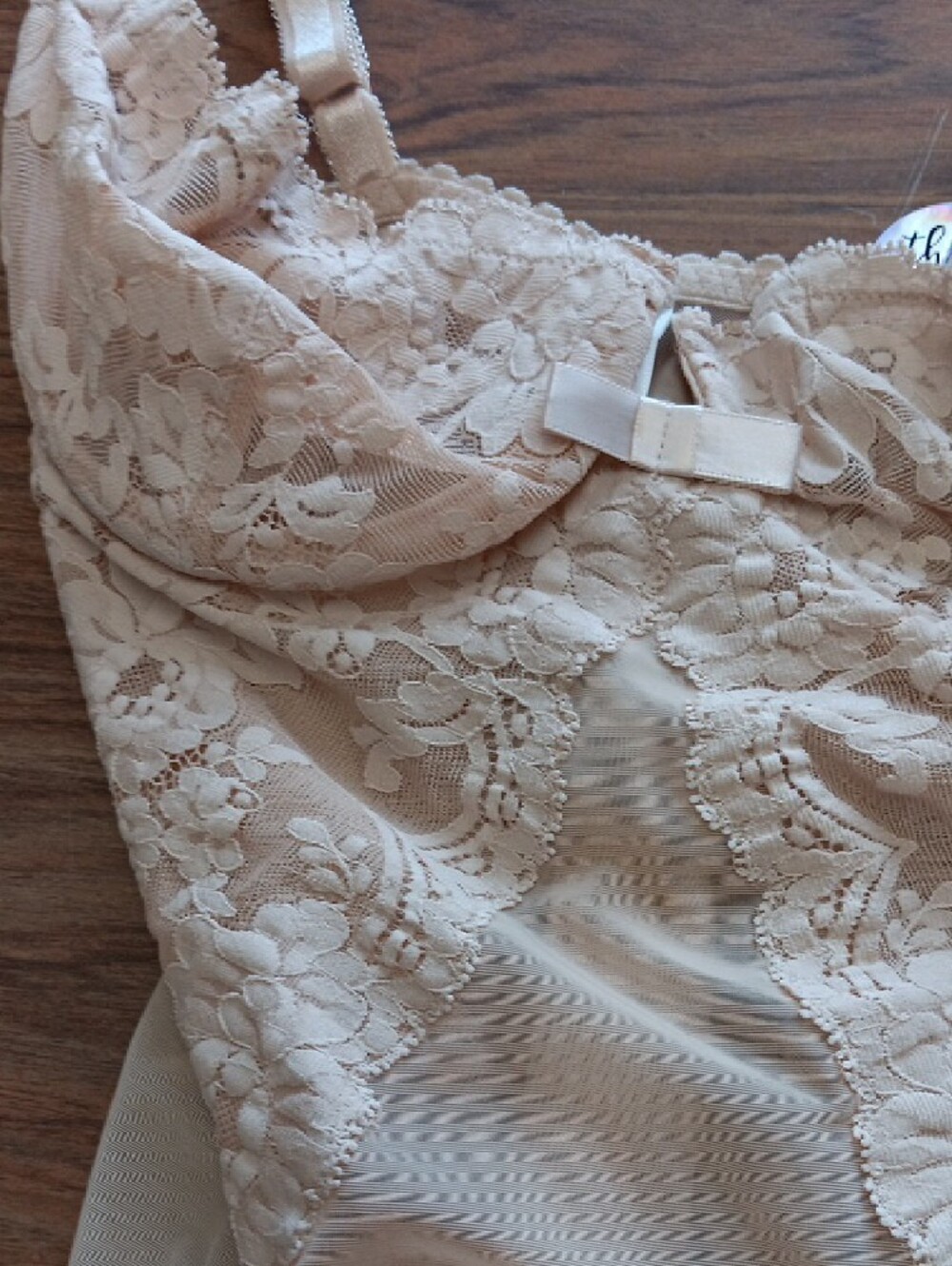 VINTAGE, MADE IN USA 1983.NWT Lace-Trim Chemise Slip in Blush. EXC CONDITION 34C - Picture 12 of 16